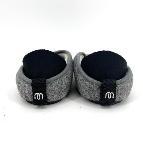Mahabis 100% wool lined classic gray slip on slippers (EU38 - US7.5) - Picture 5 of 10